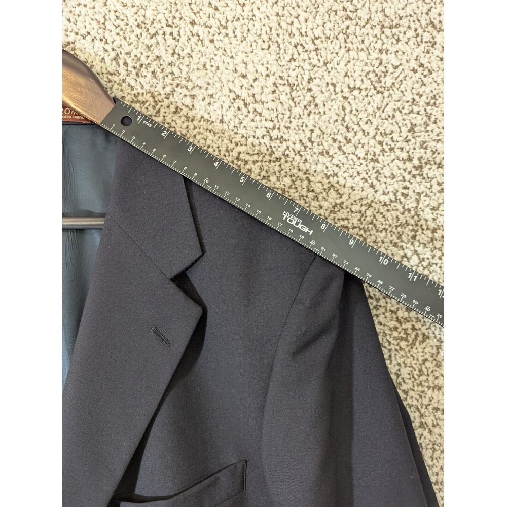 Navy Blue Gold Buttons‎ Blazer Mens 46R 100% Wool Nordstrom USA - Picture 4 of 12